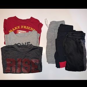 TODDLER BOY 3T TSHIRTS & JOGGER PANTS